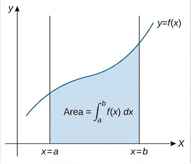 Area against X-axis